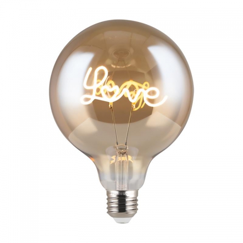 Лампа светодиодная филаментная Loft 271 G125 4Вт 2700К E27 Voltega 8522 8522