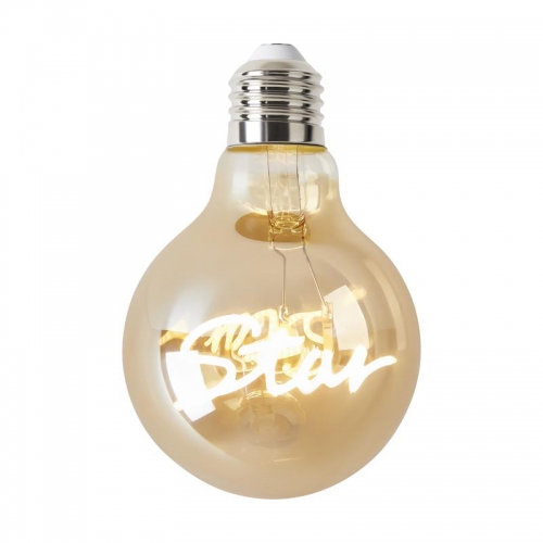 Лампа светодиодная филаментная Loft 271 G80 3Вт 2400К E27 Voltega 8583 8583