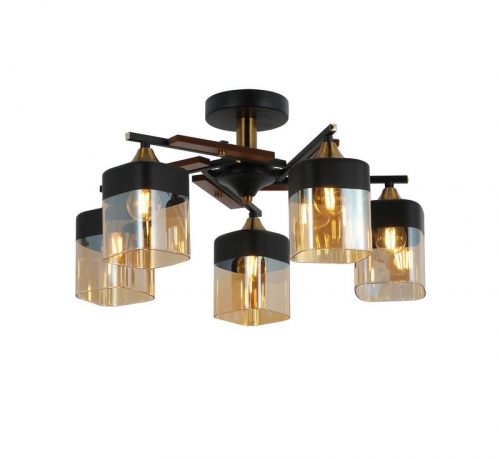 Люстра Glitz Е27х5 60Вт IP20 Freya FR5154PL-05B FR5154PL-05B