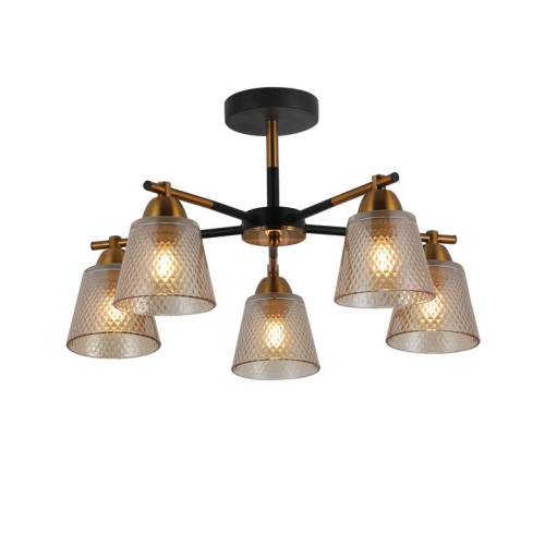 Люстра Kello Е27х5 60Вт IP20 Freya FR4015PL-05BBZ FR4015PL-05BBZ