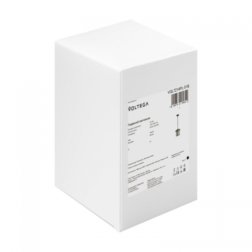 Светильник Gabi 1х40Вт E27 IP44 подвесной Voltega VGL7214PL-01B VGL7214PL-01B