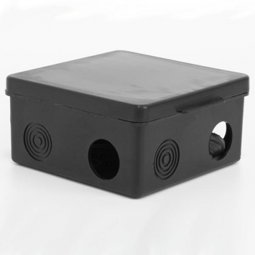 Коробка распределительная ОП 100х100х50мм 7 каб. вводов IP54 черн. TOKOV ELECTRIC TKE-KR-100-100-50-C05 TKE-KR-100-100-50-C05