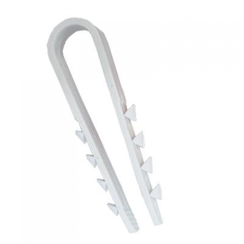 Дюбель-хомут для круглого кабеля 19-25мм бел. (уп.100шт) TOKOV ELECTRIC TKE-DH-19-25-C01 TKE-DH-19-25-C01