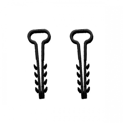 Дюбель-хомут для плоского кабеля 5-10мм черн. (уп.100шт) TOKOV ELECTRIC TKE-DH-5-10-PK-C05 TKE-DH-5-10-PK-C05