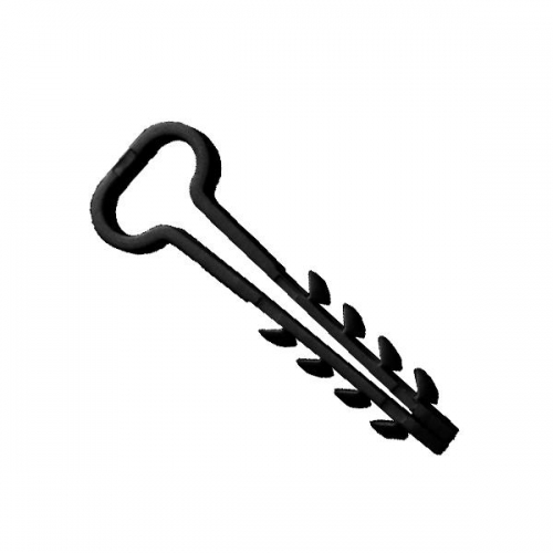 Дюбель-хомут для плоского кабеля 6-12мм черн. (уп.100шт) TOKOV ELECTRIC TKE-DH-6-12-PK-C05 TKE-DH-6-12-PK-C05