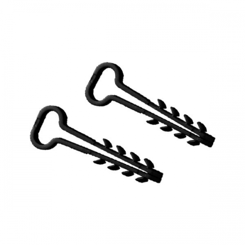 Дюбель-хомут для плоского кабеля 5-8мм черн. (уп.100шт) TOKOV ELECTRIC TKE-DH-5-8-PK-C05 TKE-DH-5-8-PK-C05