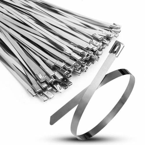 Хомут кабельный 4.6х150 сталь ANSI 316 TOKOV ELECTRIC TKE-HM316-4.6-150-N/100 TKE-HM316-4.6-150-N/100