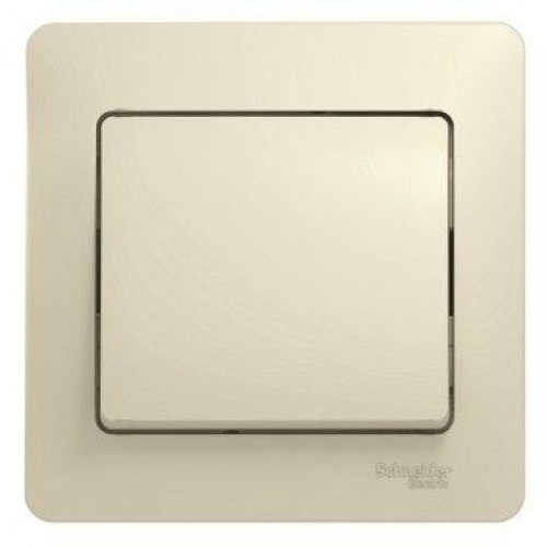 Выключатель 1-кл. СП Glossa 10А IP20 (сх. 1) 10AX в сборе беж. SE GSL000212 GSL000212