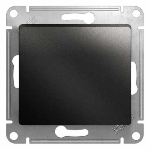 Выключатель 1-кл. СП Glossa 10А IP20 (сх. 1) 10AX механизм антрацит SE GSL000711 GSL000711