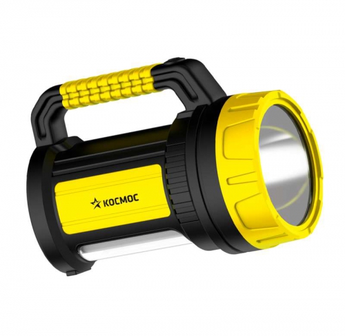 Фонарь аккумуляторный LED 5Вт 3 режима боков. панель 10Вт ЗУ 220/12В КОСМОС KOCAc2005W_Ex 13.03.2026