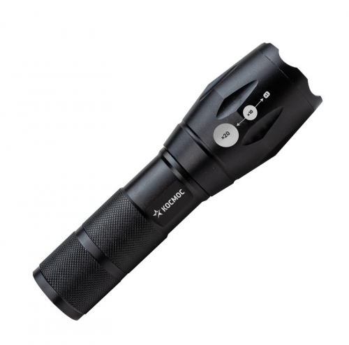 Фонарь Premium 5Вт Q5 LED питание 1х3.7В 18650 Li-on авиац. алюмин. КОСМОС KosAL_5W 13.03.2026