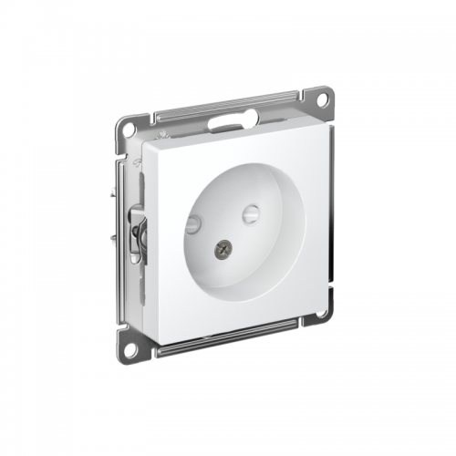 Механизм розетки 1-м СП Atlas Design без заземл. защ. шторки 16А бел. SchE ATN000149 ATN000149