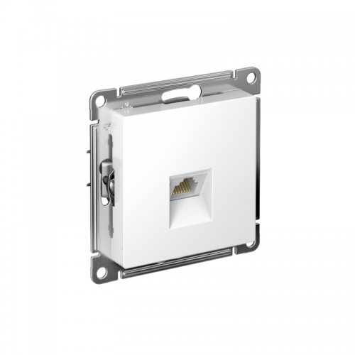 Механизм розетки компьютерной Atlas Design RJ45 бел. SchE ATN000183 ATN000183