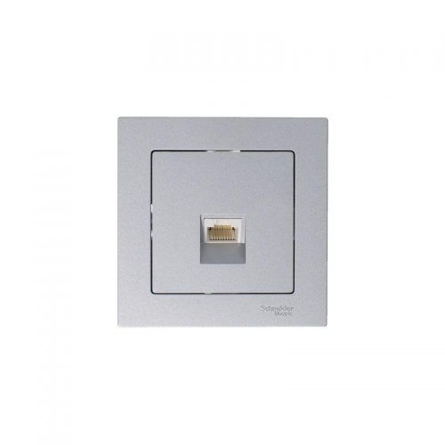 Механизм розетки компьютерной Atlas Design RJ45 алюм. SchE ATN000383 ATN000383