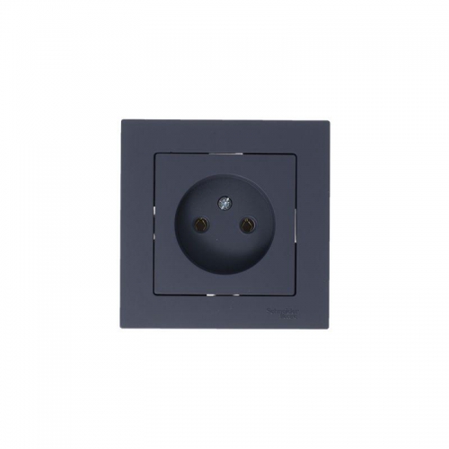 Механизм розетки 1-м СП Atlas Design без заземл. 16А грифель SchE ATN000741 ATN000741