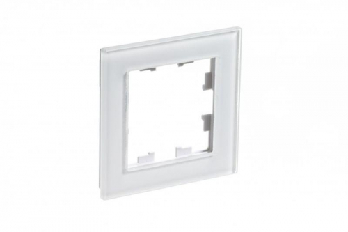 Рамка 1-м AtlasDesign Nature стекло бел. SchE ATN320101 ATN320101