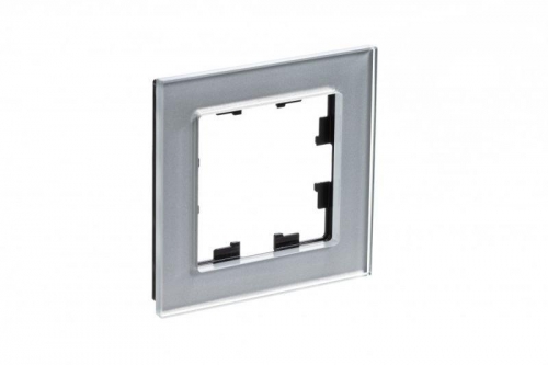 Рамка 1-м Atlas Design NATURE стекло алюм. SchE ATN320301 ATN320301