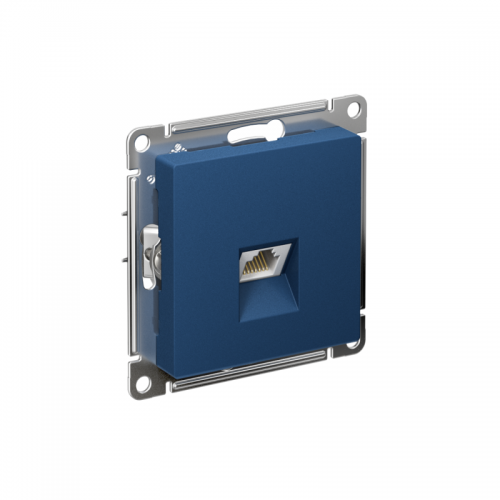 Розетка компьютерная AtlasDesign RJ45 кат. 5Е механизм аквамарин SE ATN001183 ATN001183