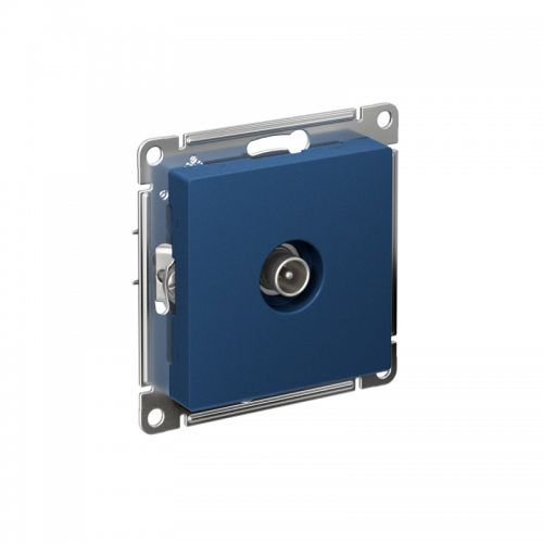 Розетка телевизионная TV AtlasDesign коннектор механизм аквамарин SE ATN001193 ATN001193