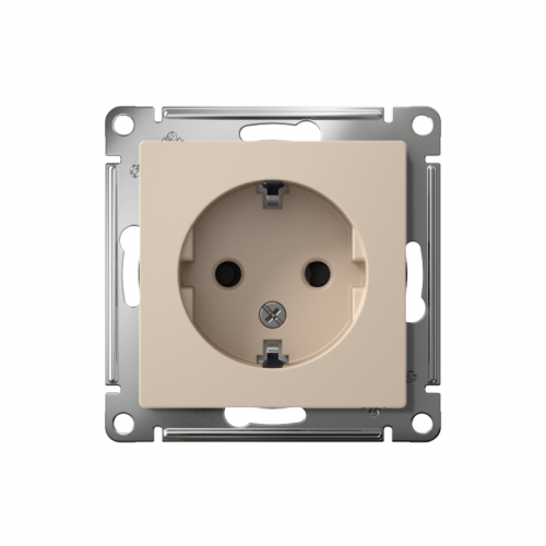 Розетка AtlasDesign 16А с заземл. защ. шторки механизм песочн. SE ATN001245 ATN001245