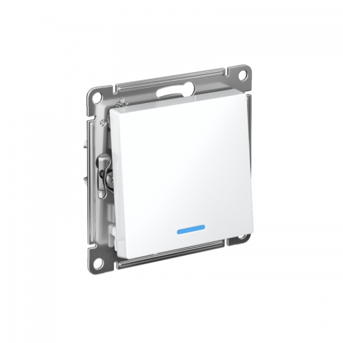 Выключатель 1-кл. AtlasDesign (сх. 1а) 10AX с подсветкой механизм лотос SE ATN001313 ATN001313