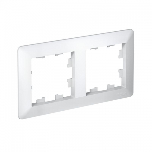 Рамка 2-м AtlasDesign Air бел./дым. бел. SE ATN220102 ATN220102