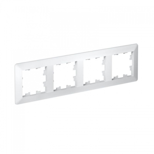 Рамка 4-м AtlasDesign Air бел./дым. бел. SE ATN220104 ATN220104