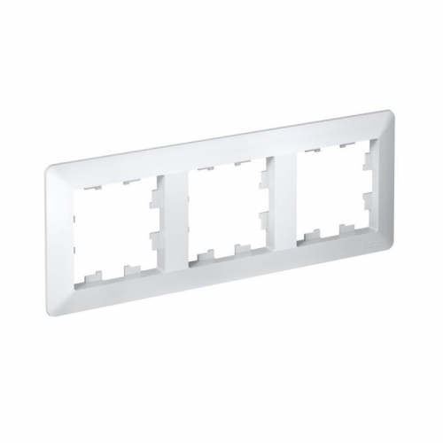 Рамка 3-м AtlasDesign Air бел./дым. бел. SE ATN220103 ATN220103