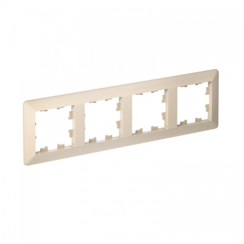 Рамка 4-м AtlasDesign Air беж./дым. бел. SE ATN220204 ATN220204