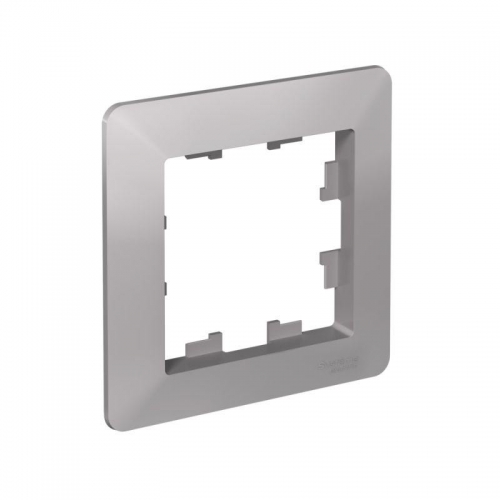 Рамка 1-м AtlasDesign Air алюм./дым. черн. SE ATN220301 ATN220301