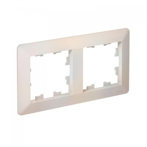 Рамка 2-м AtlasDesign Air жемчуж./дым. бел. SE ATN220402 ATN220402