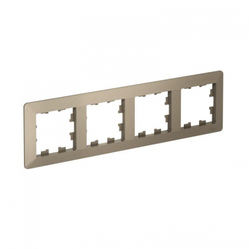 Рамка 4-м AtlasDesign Air шампань/дым. черн. SE ATN220504 ATN220504