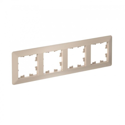 Рамка 4-м AtlasDesign Air песочн./дым. бел. SE ATN221204 ATN221204