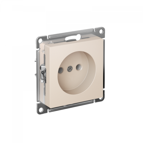 Розетка AtlasDesign 16А без заземл. без шторок быстрозажим. клем. механизм беж. SE ATN000241S ATN000241S