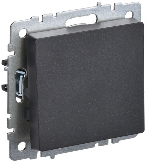 Выключатель проходной 1-кл. СП BRITE ВС10-1-6-БрЧ 10А черн. IEK BR-V12-0-10-K02 BR-V12-0-10-K02
