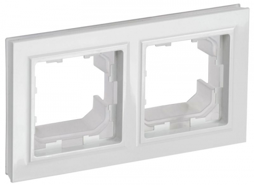 Рамка 2-м IP44 BRITE РУ-2-БрБ-44 бел. IEK BR-M22-44-K01 BR-M22-44-K01