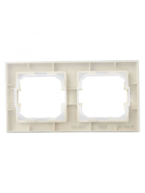 Рамка 2-м IP44 BRITE РУ-2-БрКр-44 беж. IEK BR-M22-44-K10 BR-M22-44-K10