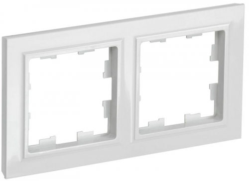 Рамка 2-м BRITE РУ-2-БрБ бел. IEK BR-M22-K01 BR-M22-K01