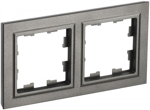 Рамка 2-м BRITE РУ-2-БрШ шампань IEK BR-M22-K37 BR-M22-K37