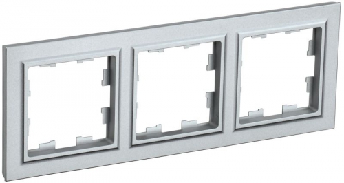 Рамка 3-м BRITE РУ-3-БрА алюм. IEK BR-M32-K47 BR-M32-K47