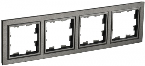 Рамка 4-м BRITE РУ-4-БрТБ бронза IEK BR-M42-K45 BR-M42-K45