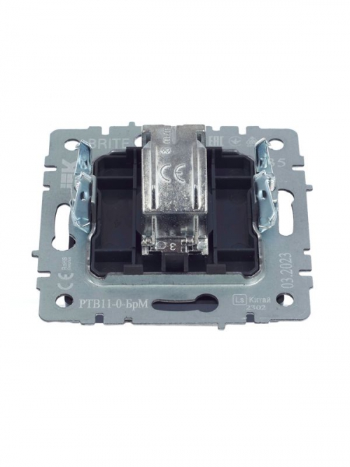 Розетка телевизионная оконечная TV СП Brite РТВ11-0-БрМ маренго IEK BR-A10-O-K35 BR-A10-O-K35