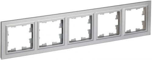 Рамка 5-м BRITE РУ-5-БрА алюм. IEK BR-M52-K47 BR-M52-K47