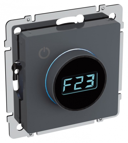 Термостат электронный с индикацией BRITE СП IP20 ТС10-1-БрМ маренго IEK BR-RT11-K35 BR-RT11-K35