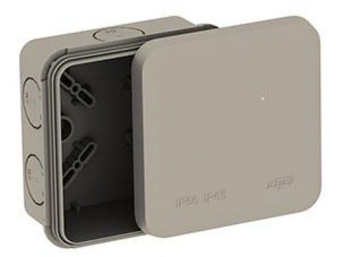 Коробка распределительная ОП 85х85х45мм двухкомпонентн. 8 вводов IP65 сер. Ruvinil 67240 67240