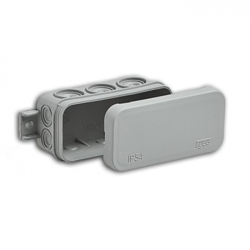 Коробка распределительная ОП 43х80х35мм IP54 10 вводов сер. Ruvinil 67091 67091