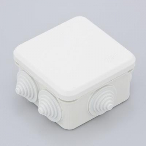 Коробка распределительная ОП 70х70х40мм 7 вводов IP55 бел. Ruvinil 67030Б 67030Б