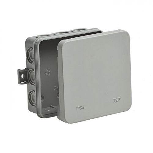 Коробка распределительная ОП 100х100х35мм IP54 12 вводов сер. Ruvinil 67095 67095