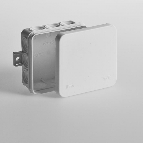 Коробка распределительная ОП 85х85х35мм 12 вводов IP54 бел. Ruvinil 67093Б 67093Б