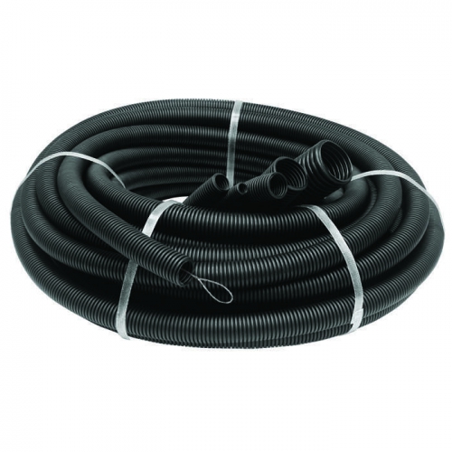 Труба гофрированная ПНД d16мм с протяжкой черн. (уп.100м) Ruvinil 21601 21601